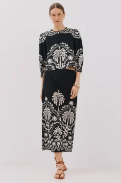 Cortefiel Blusa estampada Multicolor Clearance