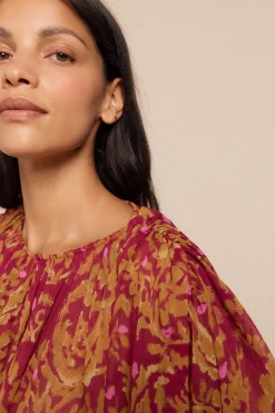 Slowlove Blusa estampada fluida Multicolor Online