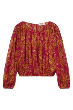 Slowlove Blusa estampada fluida Multicolor Online