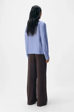 Object Blusa lazo viscosa Azul Hot