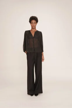 Grace & Mila Blusa lúrex Negro Online