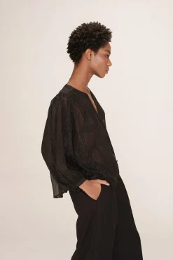 Grace & Mila Blusa lúrex Negro Online