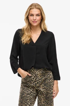 Vila Blusa manga 3/4 Negro Best
