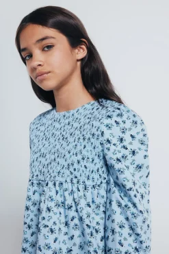Springfield Kids Blusa manga larga niña azul Outlet