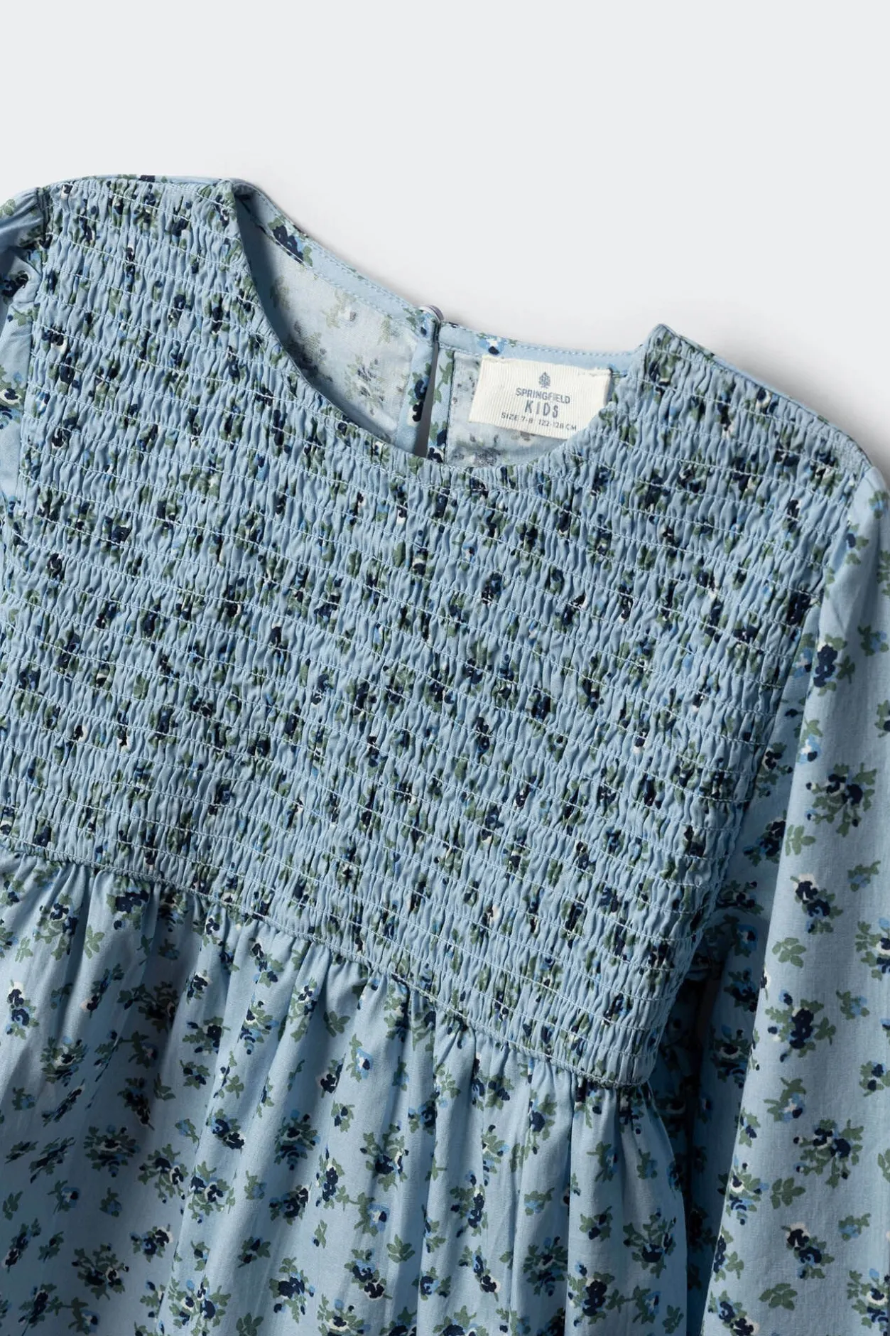 Springfield Kids Blusa manga larga niña azul Outlet