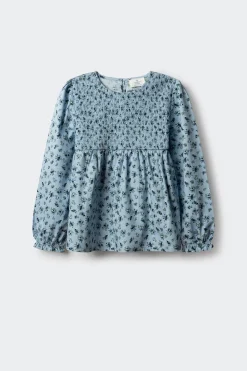 Springfield Kids Blusa manga larga niña azul Outlet