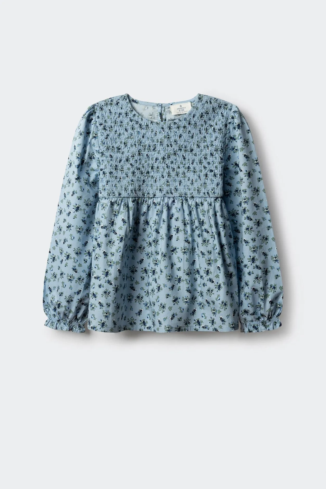 Springfield Kids Blusa manga larga niña azul Outlet