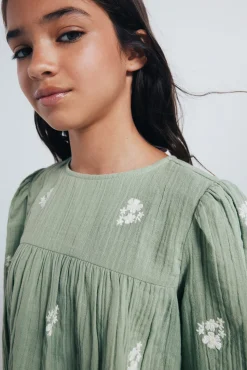 Springfield Kids Blusa manga larga niña verde Best