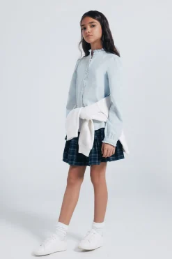 Springfield Kids Blusa manga larga niña azul Hot