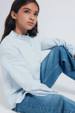 Springfield Kids Blusa manga larga niña azul Hot