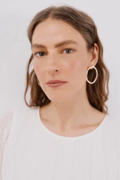 Cortefiel Blusa plisada Blanco Discount