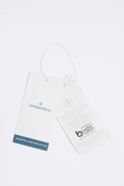 Springfield Blusa plumetti lace marr&oacute;n Hot