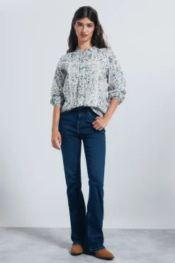 Springfield Blusa plumetti lace azul Clearance