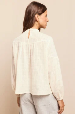 Slowlove Blusa puntillas Marfil Clearance