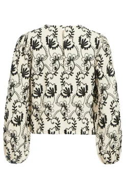 Object Blusa tejido bordado Estampado beige New