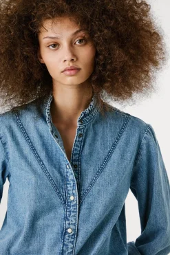 Pepe Jeans Blusa vaquera regular azul Hot