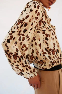 Cortefiel Blusa volantes Multicolor Clearance