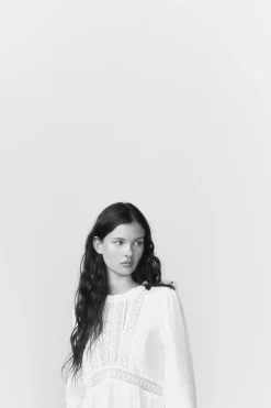 High Spirits Blusa Whimsy beige Clearance