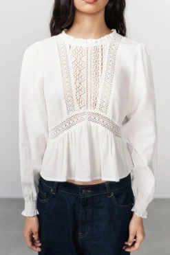 High Spirits Blusa Whimsy beige Clearance