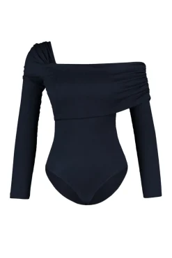 Trendyol Body de punto ajustado negro New