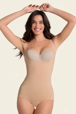 Leonisa Body faja moldeador de aspecto invisible en glúteos beige Sale