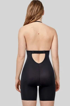 Gisela Body pantalón escote extremo negro Clearance