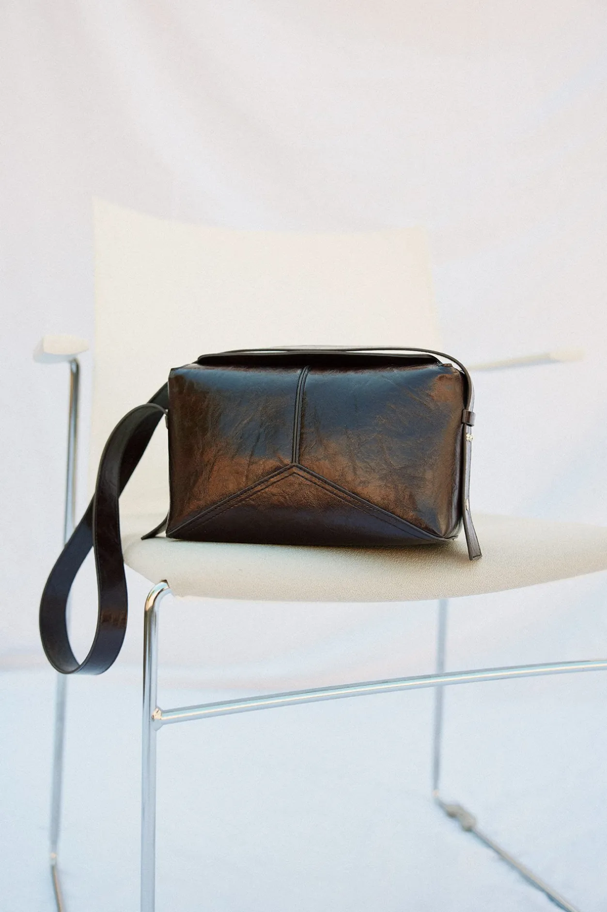 Cortefiel Bolsillo hombro cortes Granate