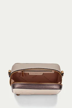 Hispanitas Bolso bandolera cremallera since 90 Beige Best