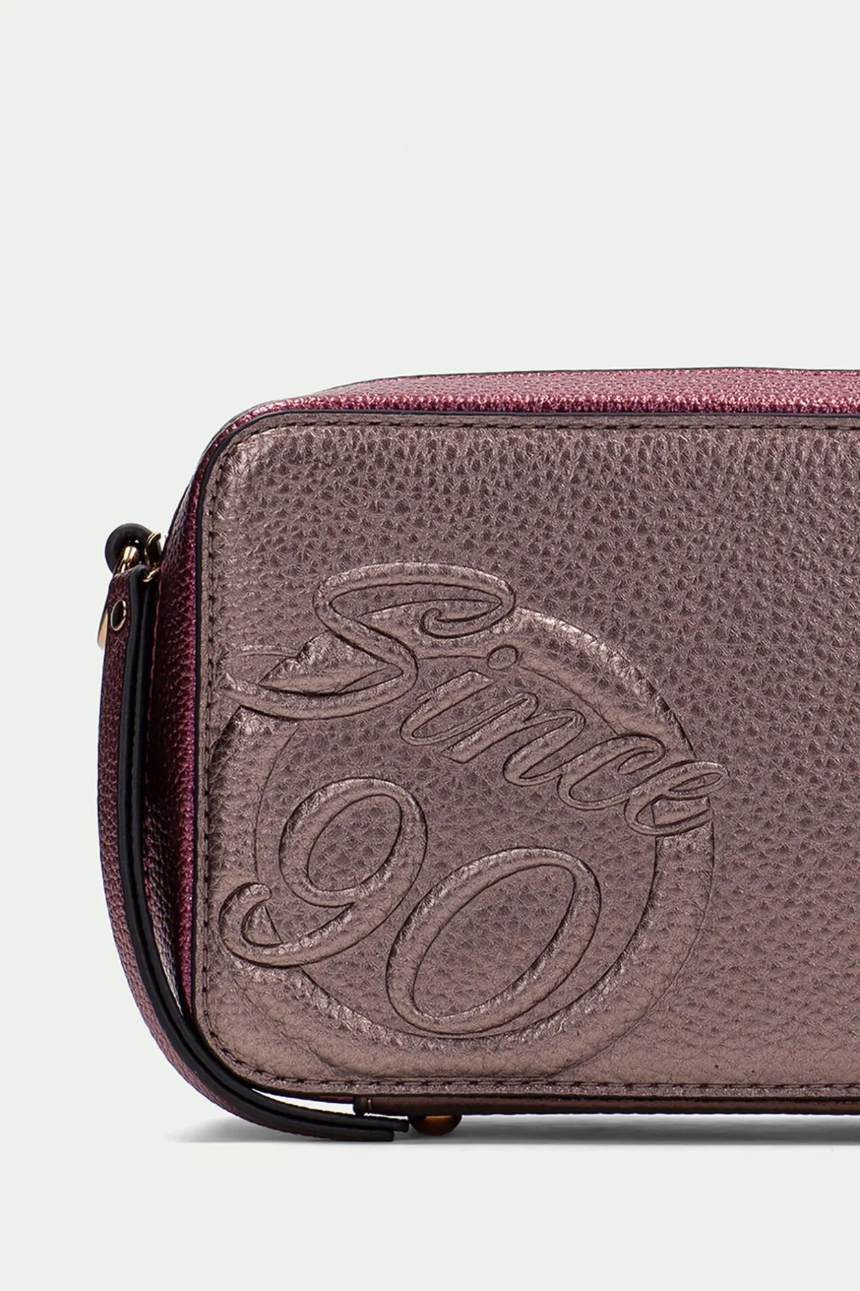 Hispanitas Bolso bandolera cremallera since 90 Marrón Outlet