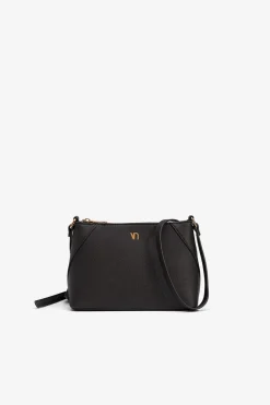 Vilanova Bolso Bandolera Efecto Piel Negro New