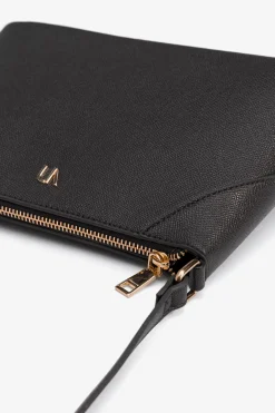 Vilanova Bolso Bandolera Efecto Piel Negro New