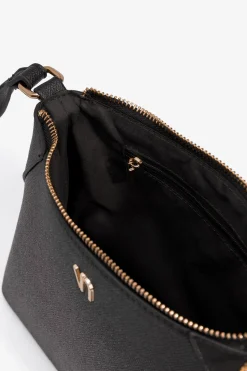 Vilanova Bolso Bandolera Efecto Piel Negro New