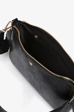 Vilanova Bolso Bandolera Efecto Serpiente Negro Online