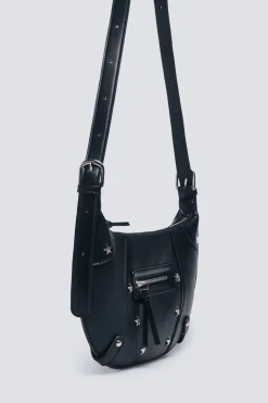 Springfield Bolso bandolera estrellas negro Clearance