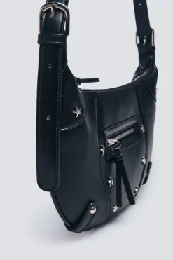 Springfield Bolso bandolera estrellas negro Clearance