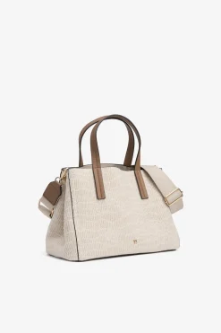 Vilanova Bolso city 3 compartimentos texturizado Marfil Hot