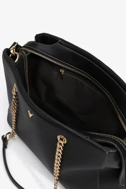 Vilanova Bolso City con Asas Combinadas Negro Online