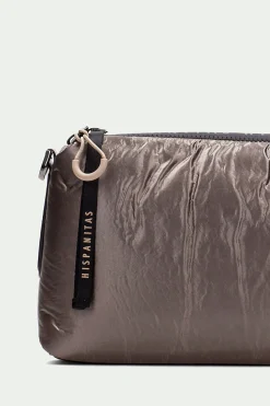 Hispanitas Bolso de hombro nylon Marr&oacute;n Clearance