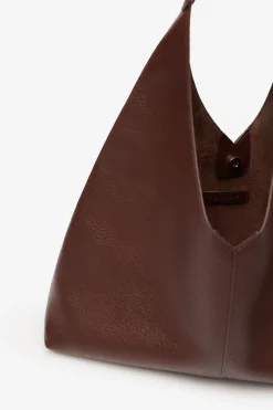 Cortefiel Bolso hobo Marr&oacute;n oscuro Sale