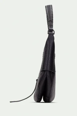 Hispanitas Bolso hobo redondeado cierre magnético Negro Outlet