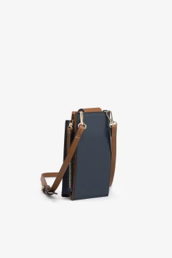 Vilanova Bolso para teléfono texturizado Azul marino Online