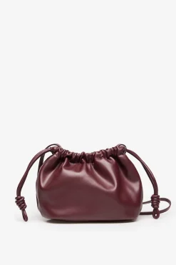 Cortefiel Bolso saco bandolera Granate Discount