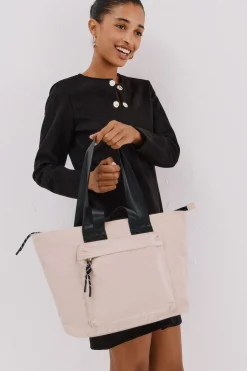 Cortefiel Bolso shopper Beige Discount