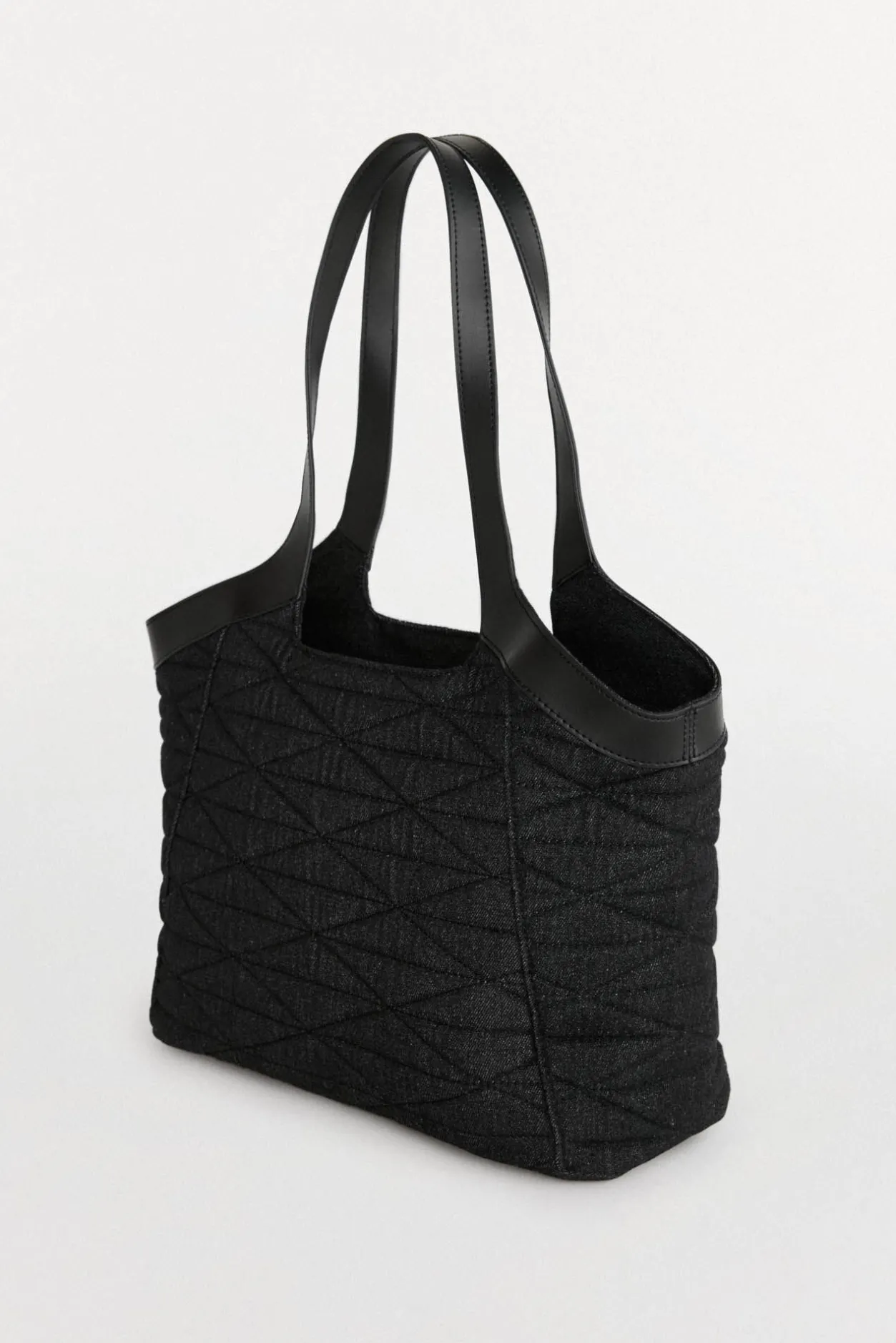 Pedro del Hierro Bolso shopper acolchado Gris Discount