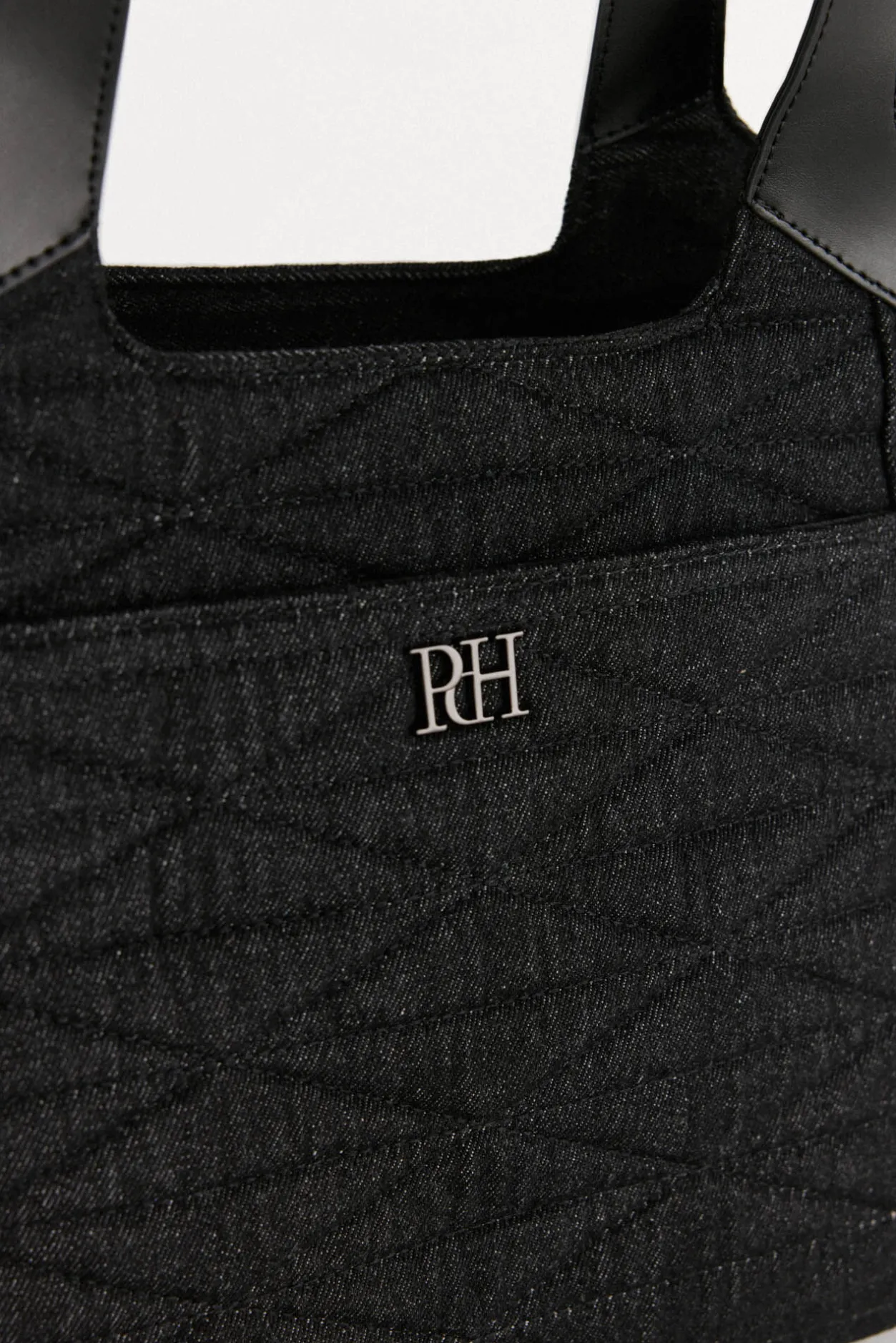 Pedro del Hierro Bolso shopper acolchado Gris Discount