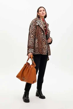 Lola Casademunt Bolso shopper blando Marr&oacute;n