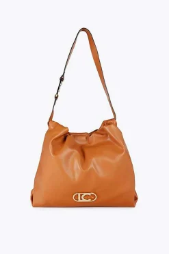 Lola Casademunt Bolso shopper blando Marr&oacute;n