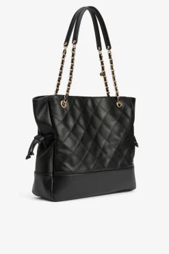 Vilanova Bolso Shopper con Ajustes de Cordón Negro Discount