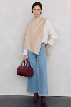 Pedro del Hierro Bolso tipo bowling bandolera Burdeos Outlet