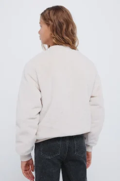 Springfield Kids Bomber de pelo niña beige Online